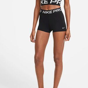 Nike Pro Trainer 3" Shorts Black Size S Women